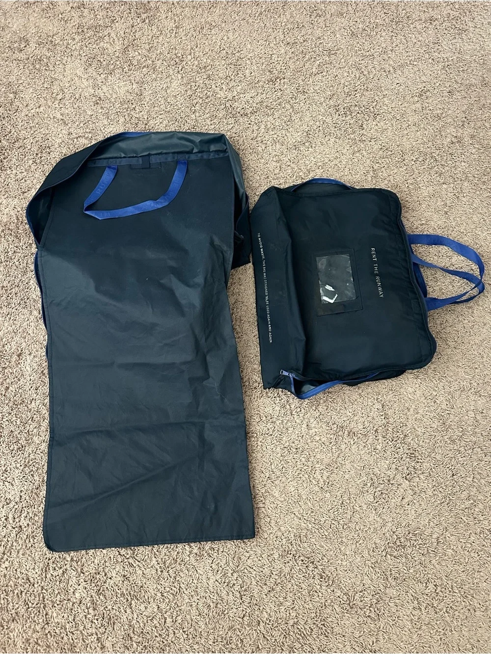 Rent the Runway Folding Garment Bag Set of 2